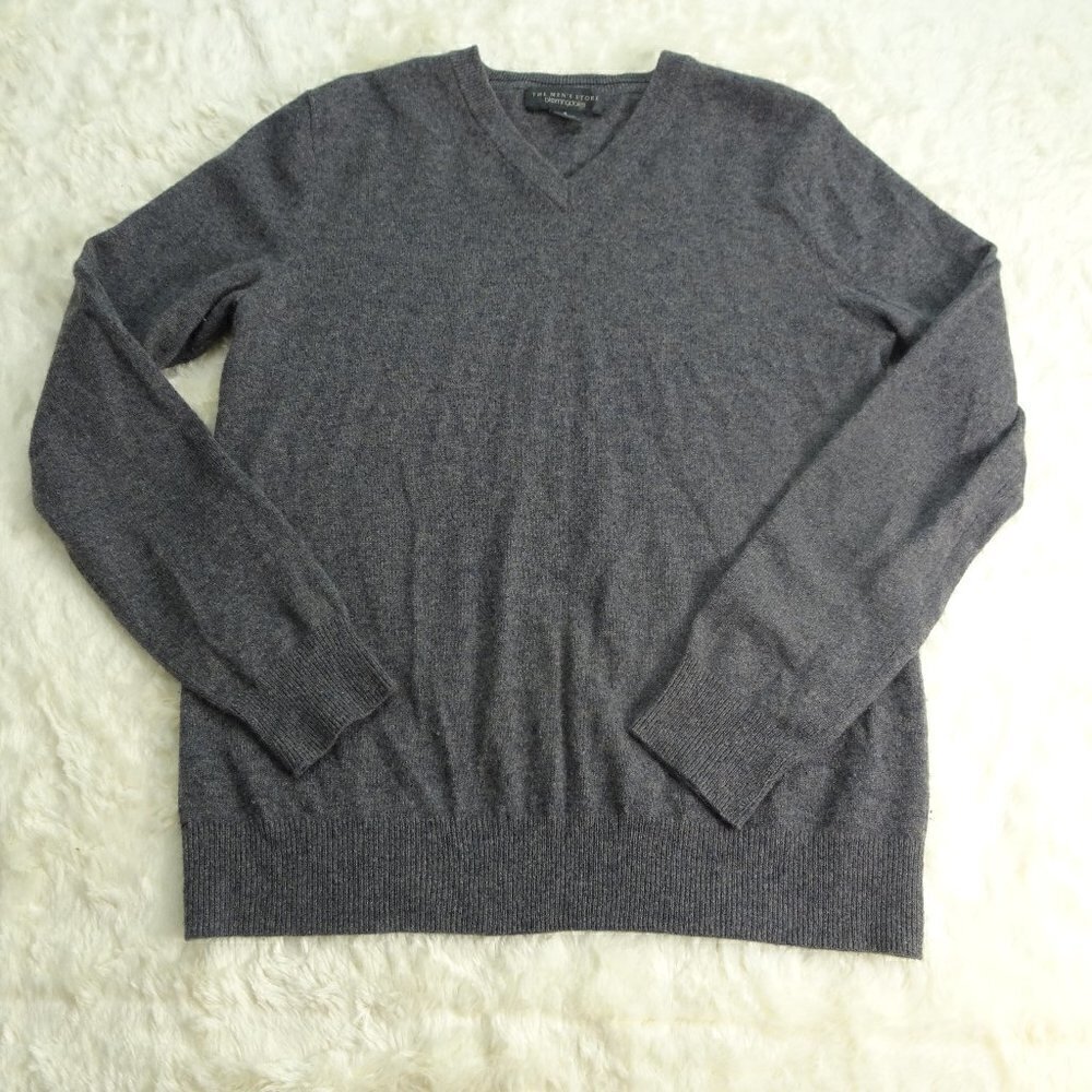 Bloomingdale's Gray Cashmere Sweater Small